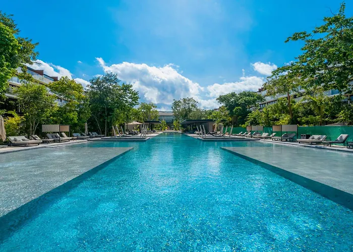 Luxury 2 Bedroom - Infinity Pool At Awa Residences In Playacar, Awa 107 Apartment
