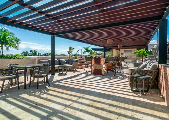 Luxury 2 Bedroom - Infinity Pool At Awa Residences In Playacar, Awa 107 Apartment